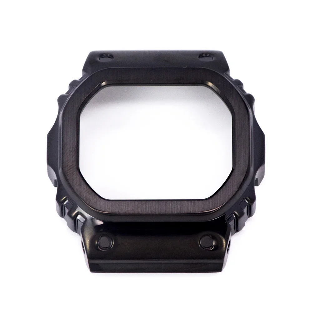 Black Семь цветов ободок/чехол для DW5600 GW-M5610 Металл 316L нержавеющая сталь - Цвет: Black