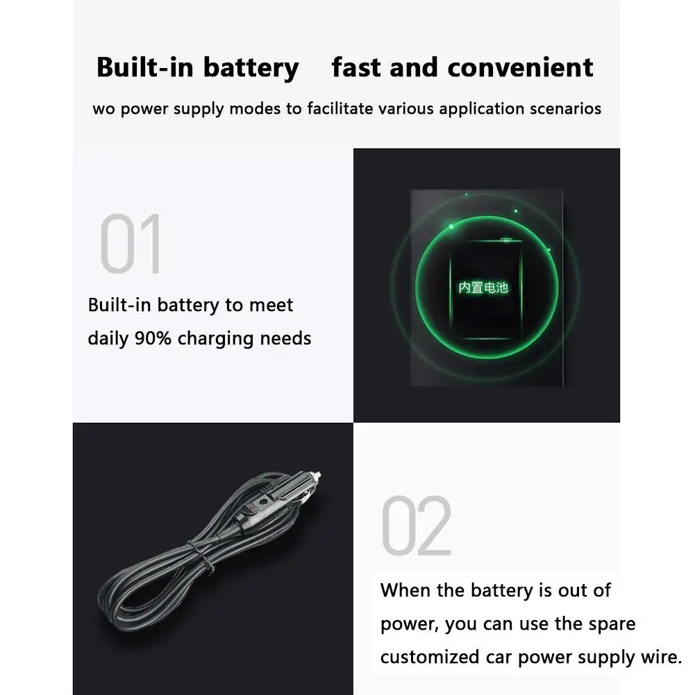 Мини портативный велосипедный насос автоматический Электрический для