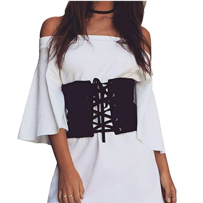 Винтажный корсет на шнуровке бандаж Женская поясная форма ремня пояс|Женские