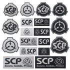 SCP Foundation нашивки с вышитым логотипом значки эмблема военная армия см аксессуар крючок и петля тактические аксессуары для одежды