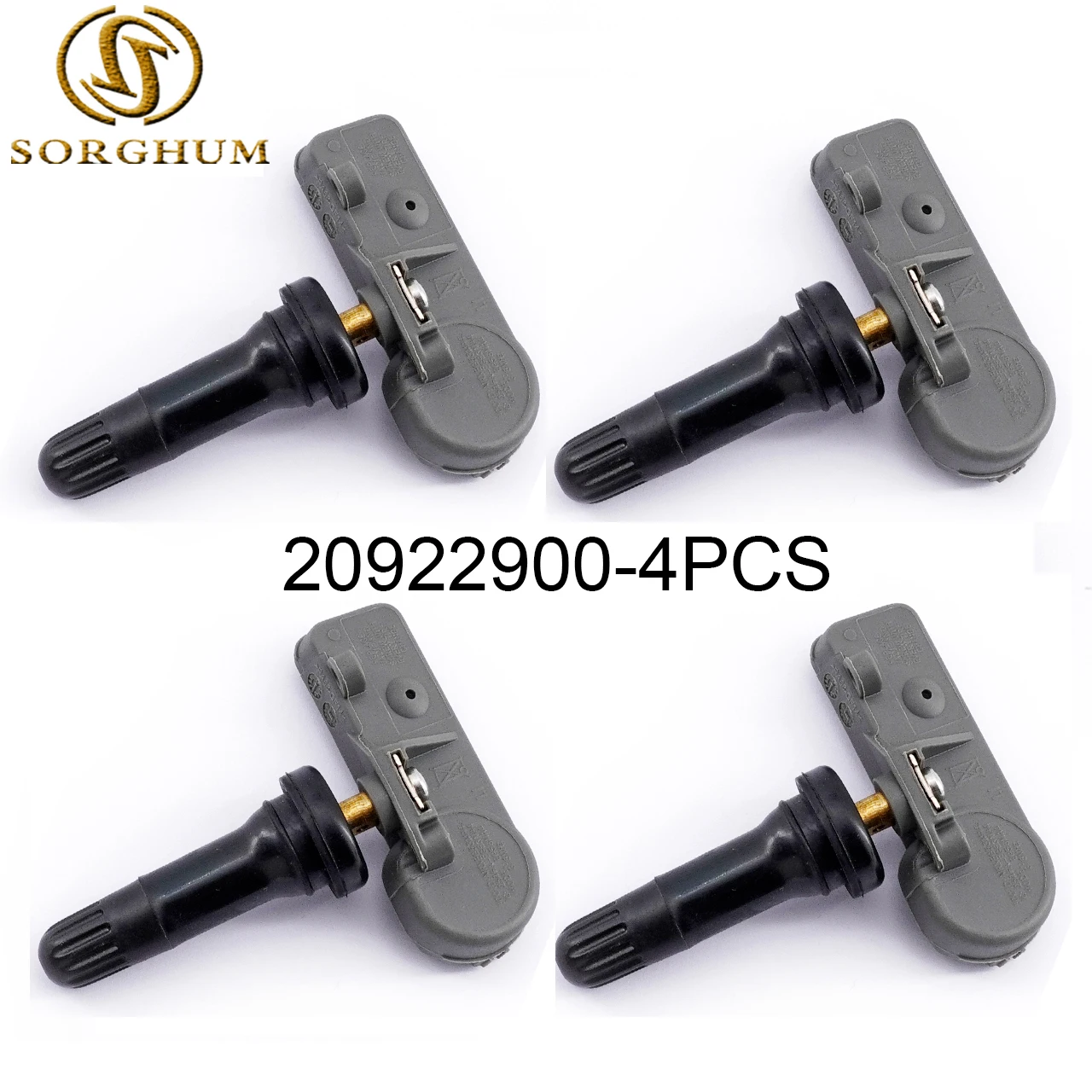 

4PCS 20922900 TPMS Tire Pressure Monitor Sensor For Buick Cadillac Chevy For Chevrolet Malibu Silverado GMC 13581558 22853741