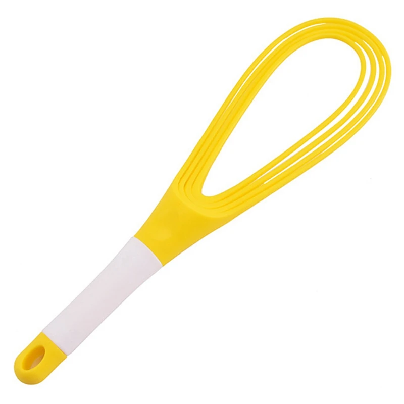 

2 in 1 Rotary Manual Whisk Egg Beaters Food-Grade Plastic Hand Egg Mixer Flour Batter Stirrer Folding Cream Blender Kitchen Tool