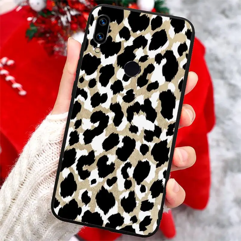 

Leopard Animal pattern art Phone Case For Xiaomi Redmi note 7 8 9 t k30 max3 9 s 10 pro lite
