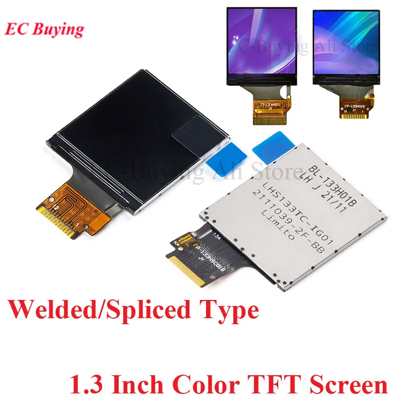 Модуль цветного TFT-дисплея 1 3 дюйма Full Color HD IPS LCD светодиодный экран 240X240 SPI 8Bit