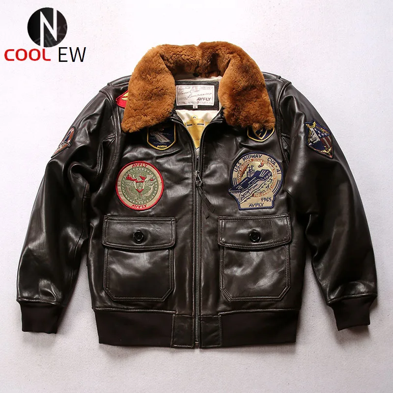 Супер предложение 1967! Куртка-бомбер из натуральной коровьей кожи со съемным