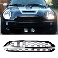 loyalty for 2001 2006 bmw mini gloss black abs plastic snap on grille overlay grill covers car accessorie