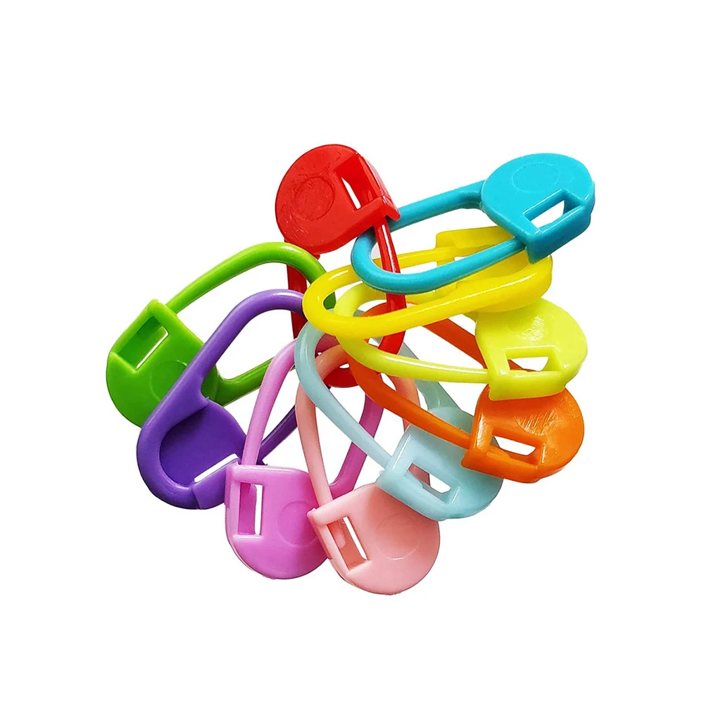 50/500 шт. цветные пластиковые булавки для вязания