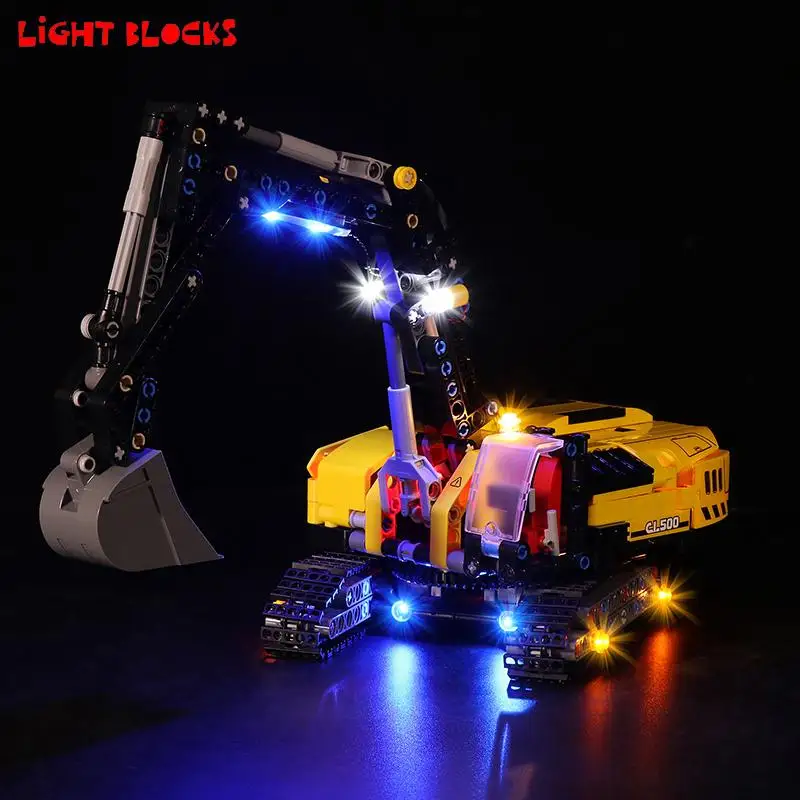 

Led Light Kit for 42121 Mechanical Group Series Hydraulic Excavator Building Blocks Decoration Bricks Only Lighting No Model