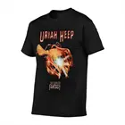 Мужская футболка с изображением Uriah Heep, Возвращение в фэнтези, Стикс, Назарет, хард-рок, темно-фиолетовая, футболка большого размера, сублимационные футболки