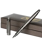 Металлическая перьевая ручка с начесом Hero H610, модная водная рябь, Iraurita Fine, 0,5 мм, сераяЗолотаяРозовая Золотая, деловая, офисная, Студенческая, подарок