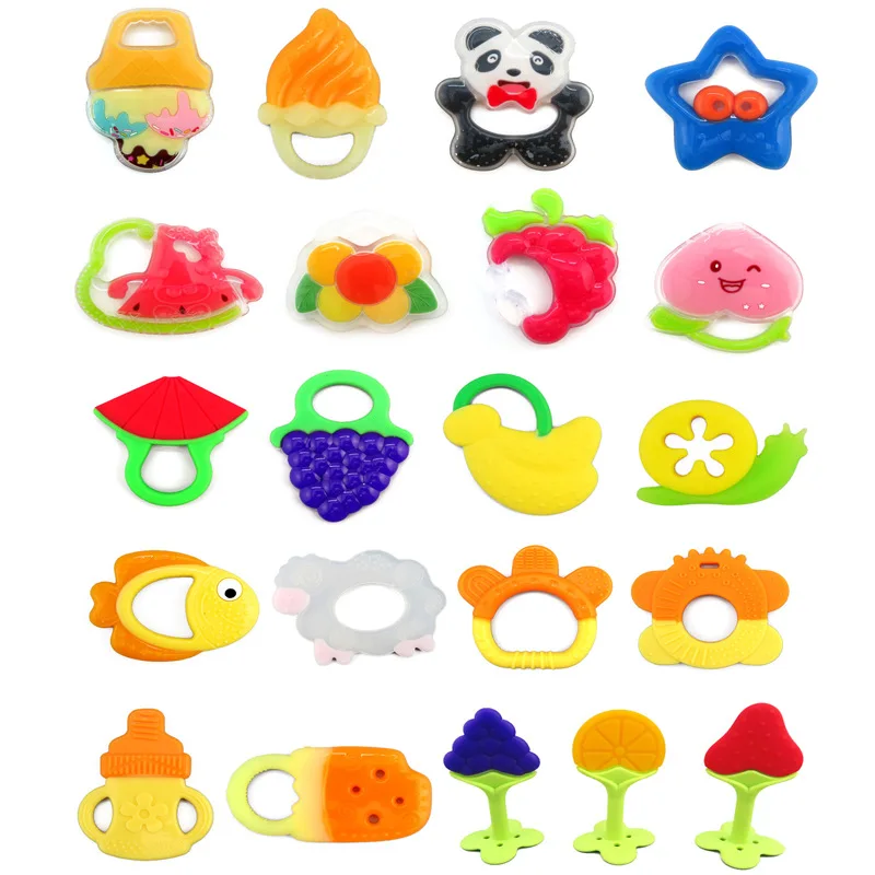 Детская силиконовая учебная зубная щетка BPA свободная форма для фруктов