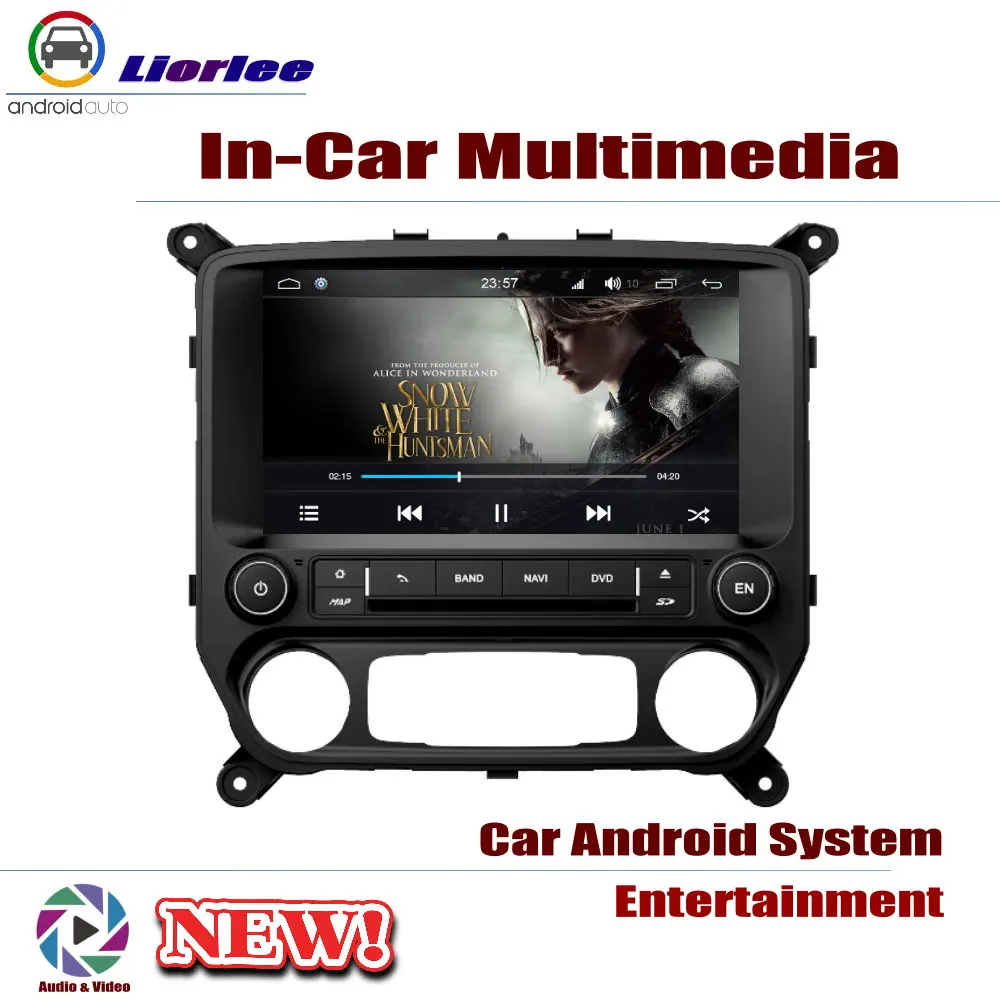 Автомобильная система Android 1080P IPS ЖК экран для Chevrolet Chevy Silverado 2014 2019 DVD плеер GPS