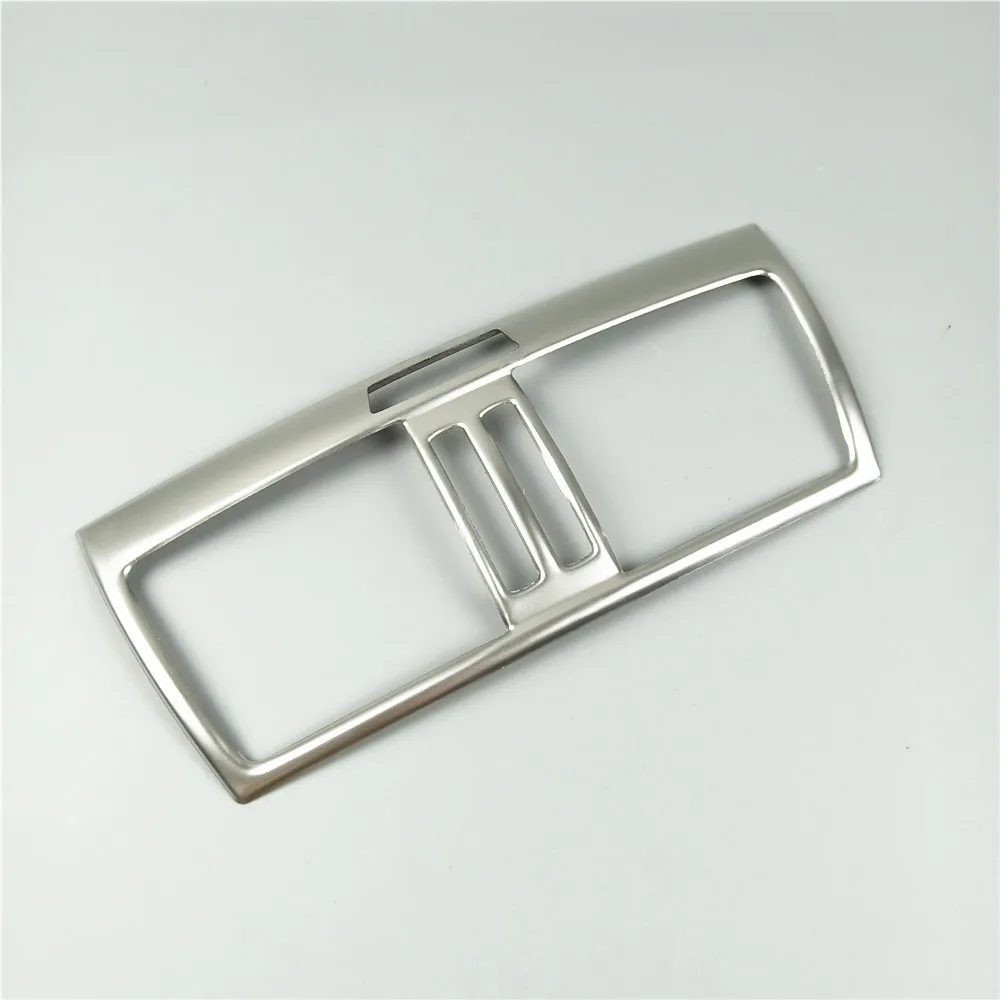 Stainless Steel Armrest Rear Air Conditioner Outlet Frame Decorative Cover Interior Vents Sticker Trim For BMW X5 E70 X6 E71 | Автомобили