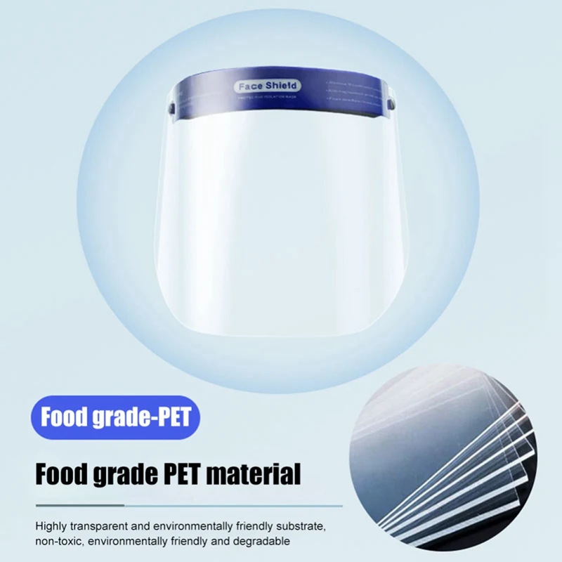 8 шт. защитный экран для лица противотуманные капли брызги пылезащитный чехол из