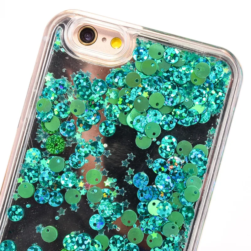 Модные блестящие красивые блестки Снежинка чехол для телефона Iphone 6 6s Plus 7 7s plus| |