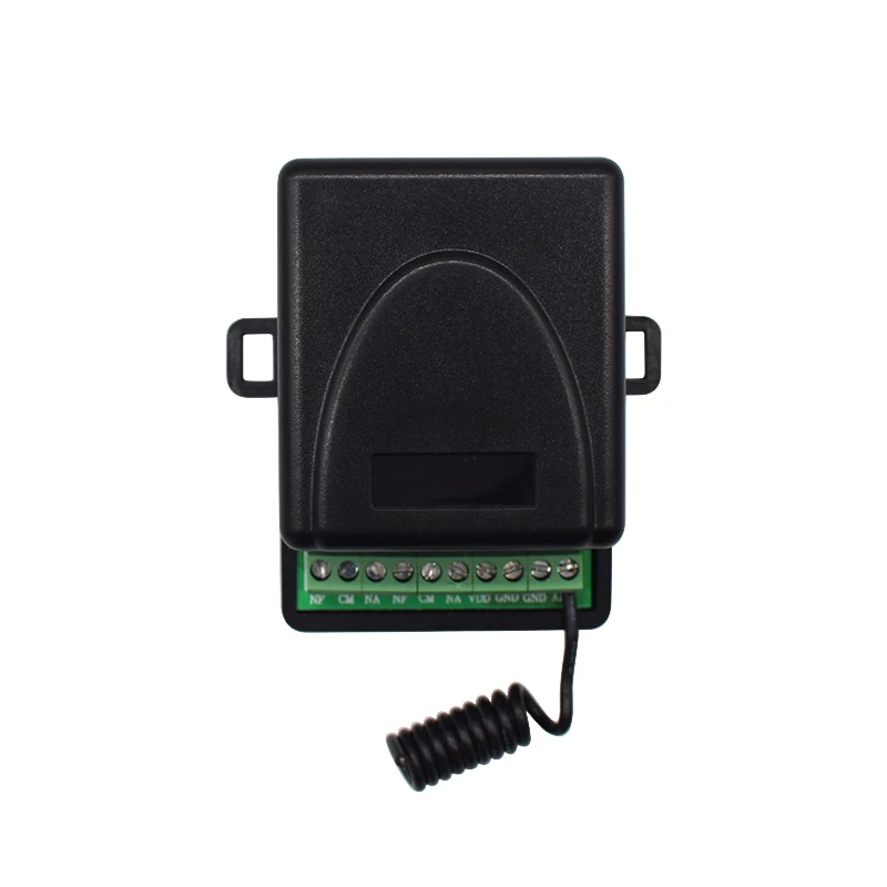 AC DC 12 V 24 2 канальный Приемник 433MHz код прокатки и фиксированный Дистанционный