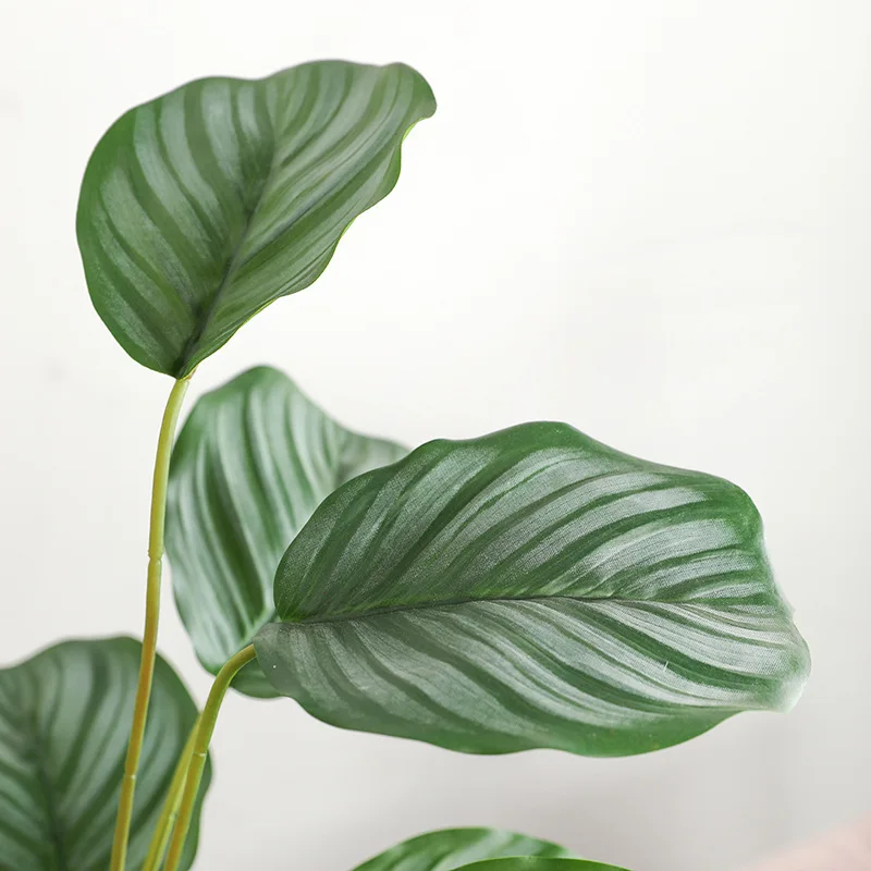 Натуральное прикосновение зеленые растение для домашнего сада искусственные