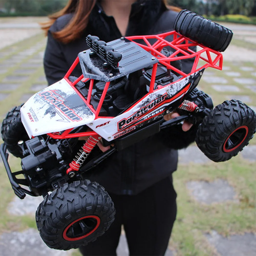 37 см RC автомобиль 4WD 2 4 ГГц восхождение автомобиля 4x4 двойные двигатели Bigfoot