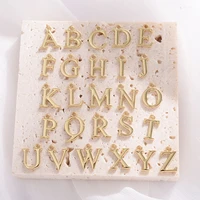 26pcs 1216mm gold color letter a z charm alphabet pendant for earring diy handmade fashion jewelry making