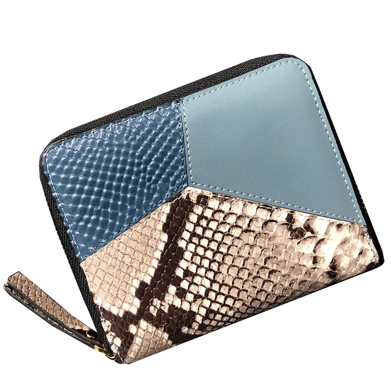 

Business Card Holder Genuine Leather Designer Women ID Credit Card Case Pocket Large Capacity Coin Purse Female/male Wallet