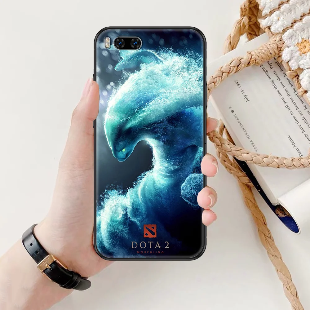 Чехол для телефона Dota 2 Game Xiaomi Mi Max Note 3 A2 A3 8 9 9T 10 Lite Pro Ультрачерный Мягкий