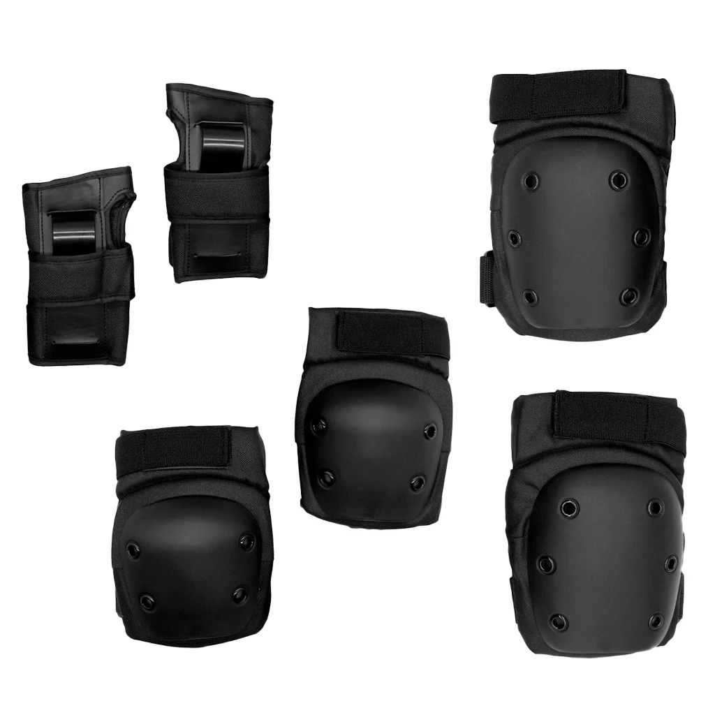

6Pcs Universal Kids Adult Skateboard/Skate/Skating Knee/Elbow/Wrist Pad Set