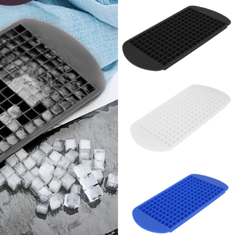 Силиконовая форма для льда с решеткой 160 мини кубики дробленого маленькая