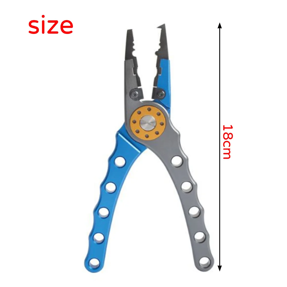 

Hight Quality Fishing Pliers Hook Remover Alluminium Fishing Pliers Saltwater Line Scissor Multifunction Scissors