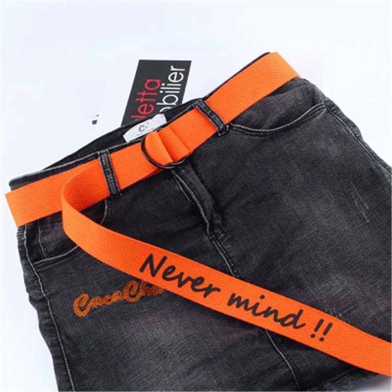 Простой женский ремень для отдыха модный студенческий с двойной d образной