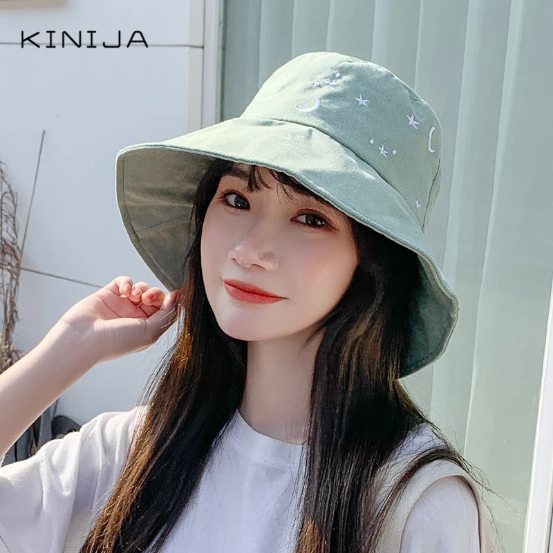 Женская панама с большими полями Солнцезащитная Панама в Корейском стиле для