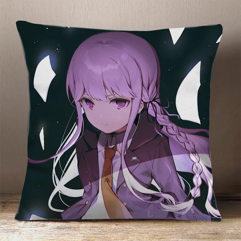 Плюшевая подушка для дивана в стиле аниме Danganronpa: Trigger Happy Havoc Kirigiri Kyouko 45 х см -