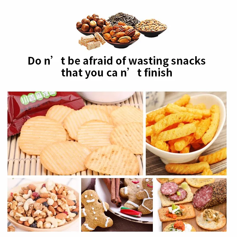 1 шт. зажим для пакета хранения пищевых продуктов запечатывания с большим