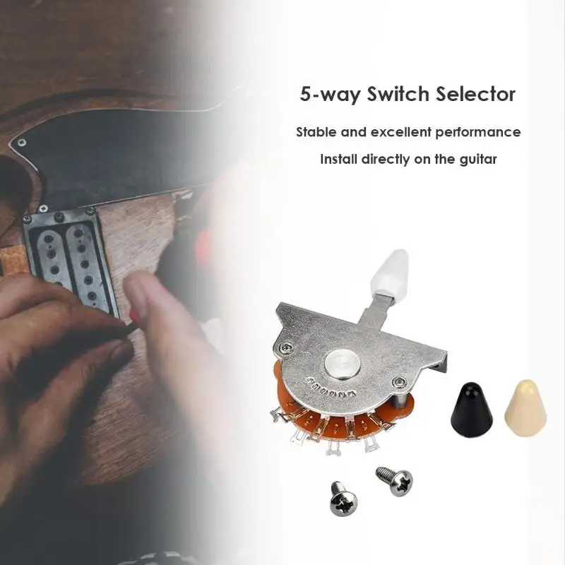 

5-way Switch Selector Toggle Switches for ST FD Electric Guitar Replacement Part Durable Switch Selector Skillful Manufacture