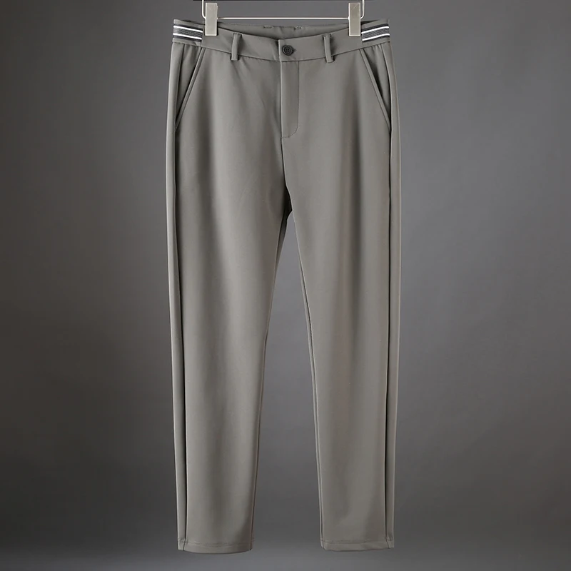 JSBD Новые повседневные брюки для мужчин деловые прямые свободные clash цветные