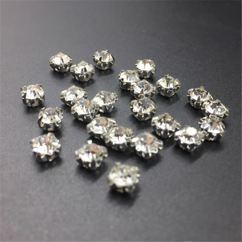 3D Стразы с защитой от царапин стразы пришивные камни Хрустальное стекло DIY Одежда