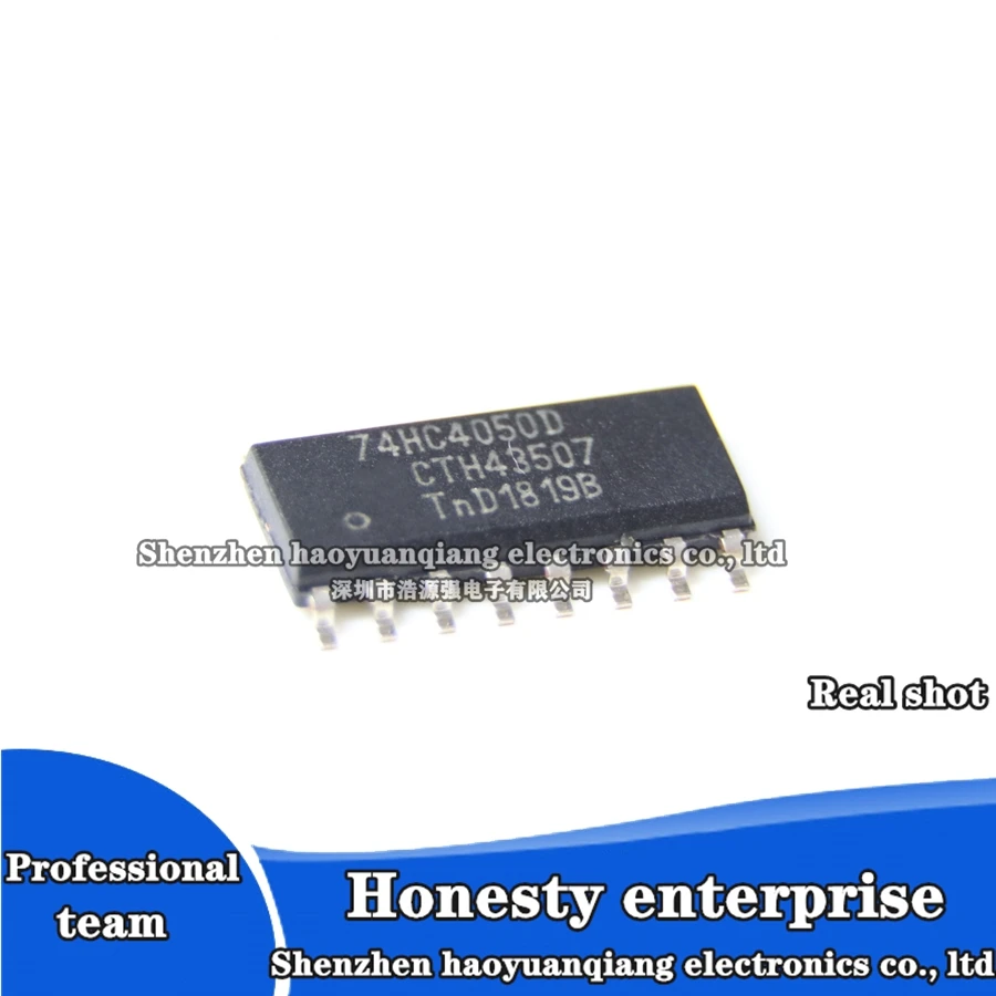 10 шт. оригинальный подлинный 74HC4050D 74HC4050 SOIC-16 высокоинвертный неинверторный