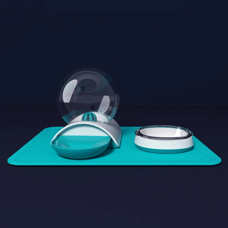 

Cat Feeding Bowl Glass Material Top Quality Removable Pet Bowls Pet Food and Water Bowls Pet Products Cat Bowl