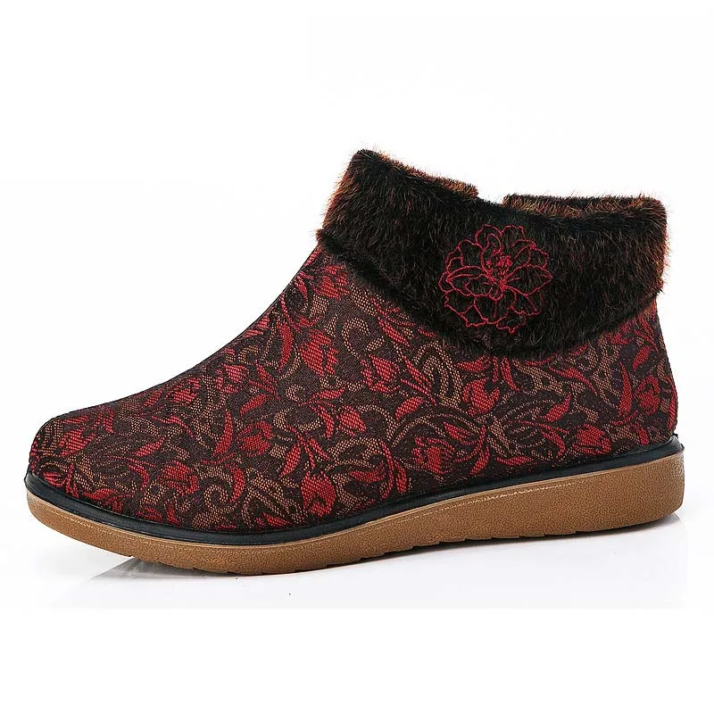 

New Women's Comfortable Boots Women's High Quality Woman Female Fashion Ladies Chunky Women's Shoes Round Toe Boots