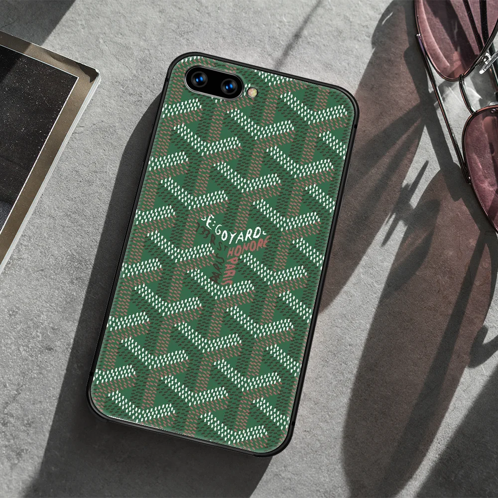 

Goyard Design brand Phone Case Cover Hull For HUAWEI honor 7a 8 8s 8a 8x 9 9x 10 20 i Lite Pro black Waterproof Painting Bumper
