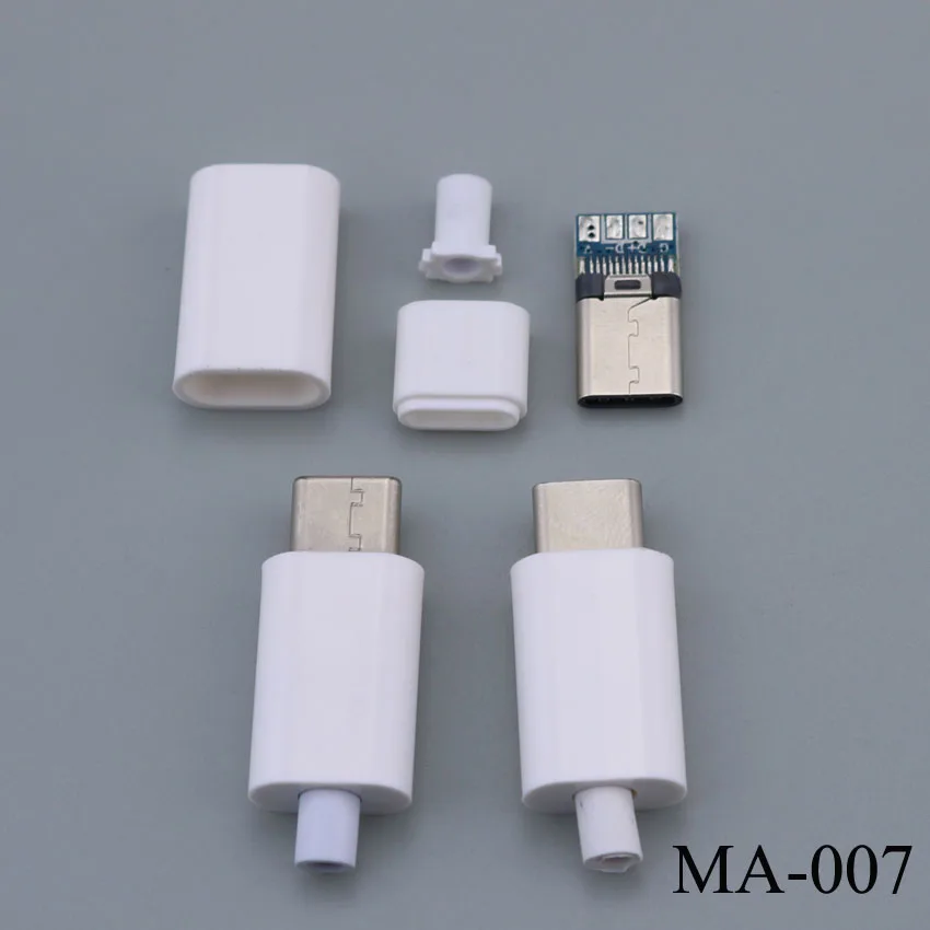 1 компл. DIY Micro USB Type-C сварочный Тип штекер 8 Pin разъем w/пластиковая крышка