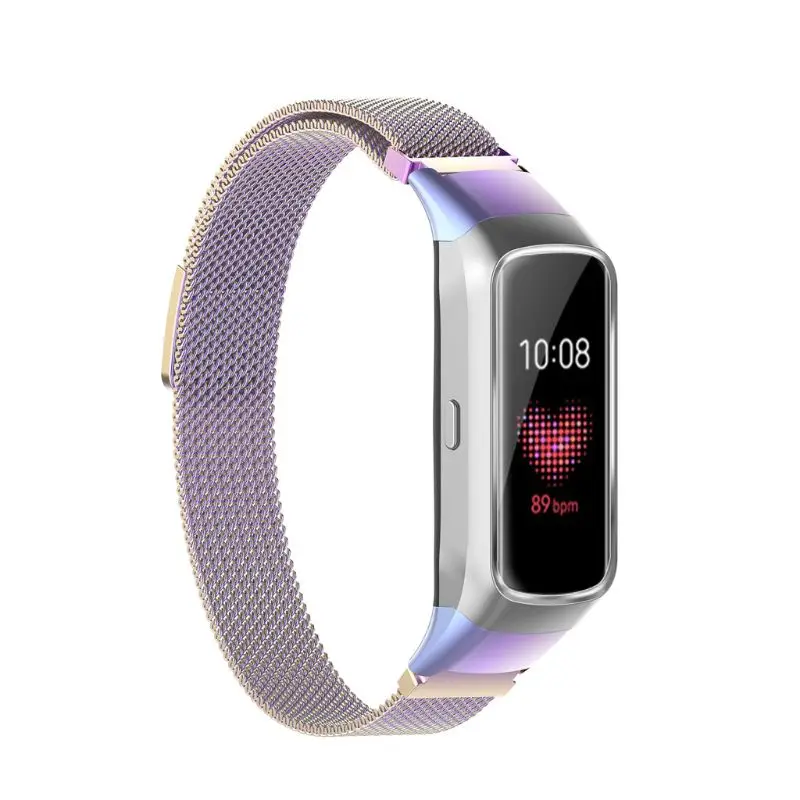 Магнитная Нержавеющая Сталь замена часы ремешок для samsung Galaxy fit SM-R370 браслет