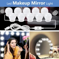 5v usb hollywood mirror light with touch dimmer makeup table mirror led light bedroom decor 261014 led bulbs vanity light