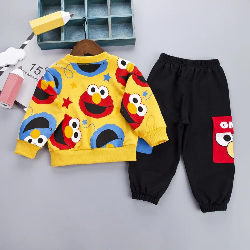 Cartoon Designed Baby boys 2pcs sets Casual Autumn Clothing Set Top With Pants Holiday Outfits For 9M-4T Boys Winter |
