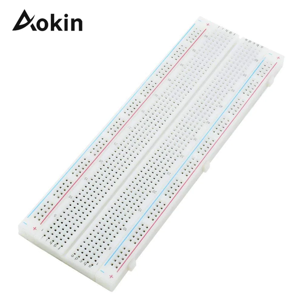 

Breadboard 830 Point MB-102 MB102 Breadboard 830Point Solderless PCB Bread Board Test Develop for Arduino Diy kit