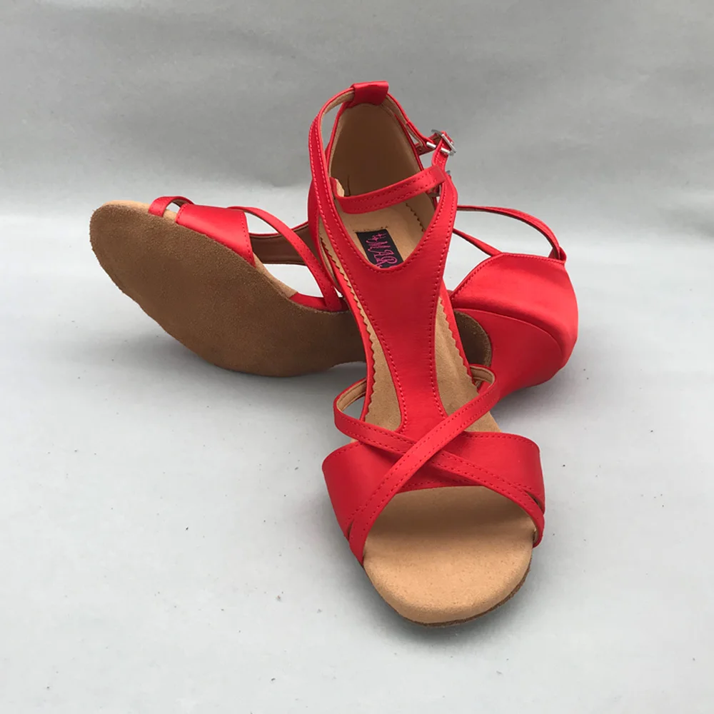 Туфли женские для латиноамериканских танцев туфли сальсы удобные MS6252R на высоком