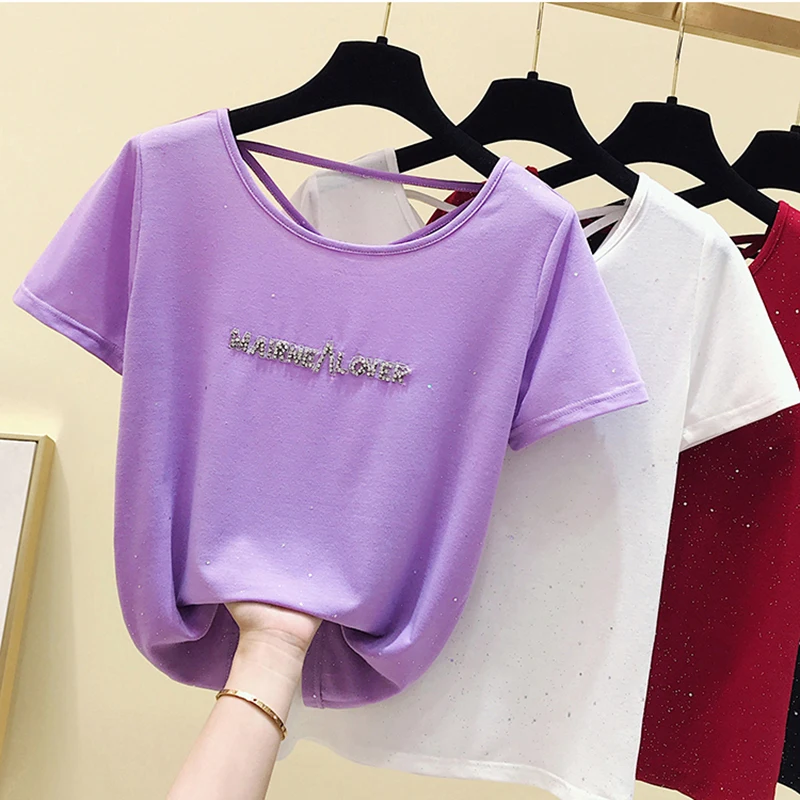 Футболка женская трикотажная с коротким рукавом х/б | Женская одежда