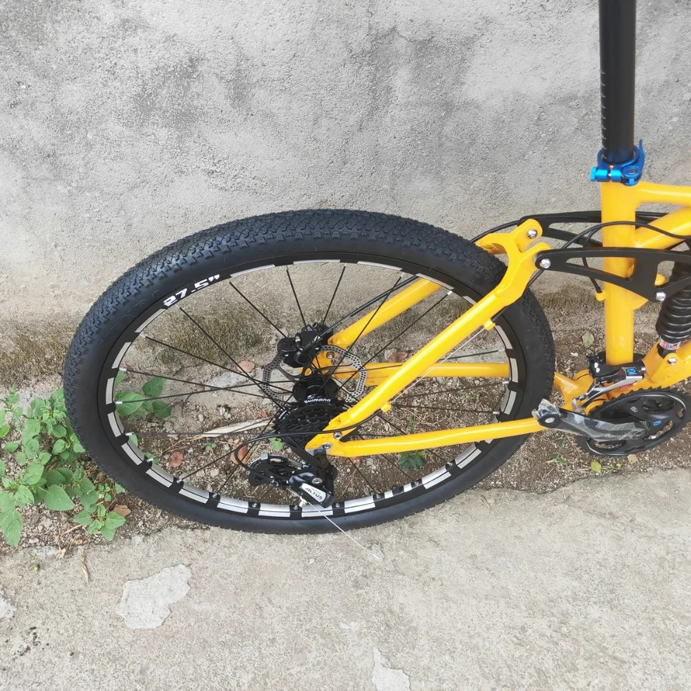 27 скоростей M370 гидравлические тормоза полная подвеска рама bicicleta горный велосипед 27,5