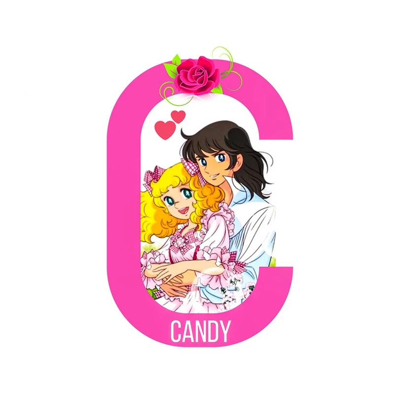 

Truck Decal for Candy and Terry Anime Personality Car Sticker Waterproof Sunscreen Windshield Trunk Scratch-Proof Decoration