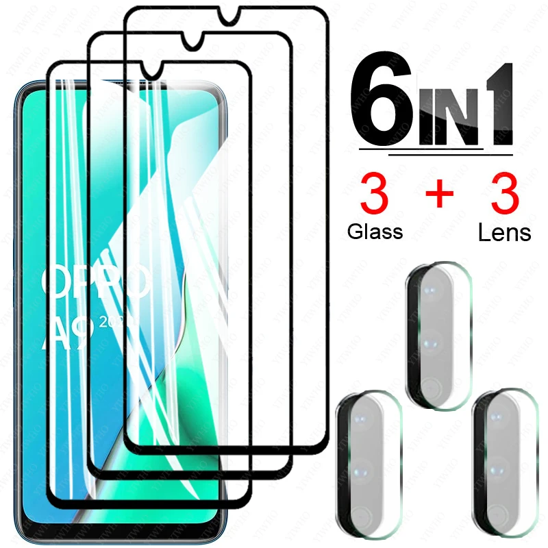 Защитное стекло для объектива камеры oppo a5 2020 Защита экрана a9 a 5 9 a11x закаленное с