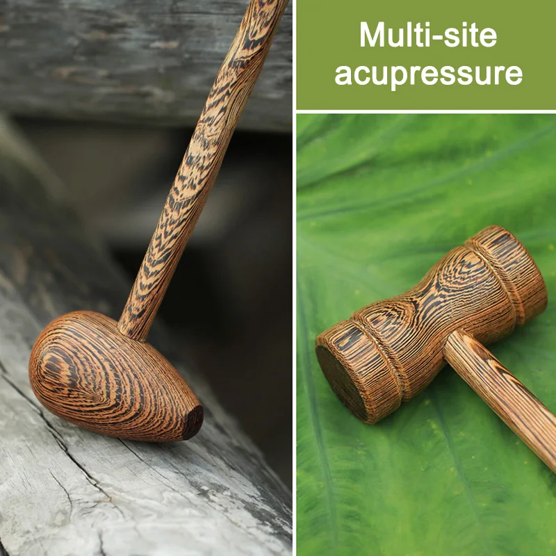 Деревянный стук массажер молоток назад для массажа кран Релакс здоровья тела